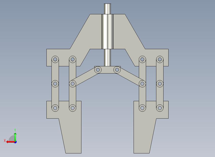 简易夹爪结构3D图纸+iges格式