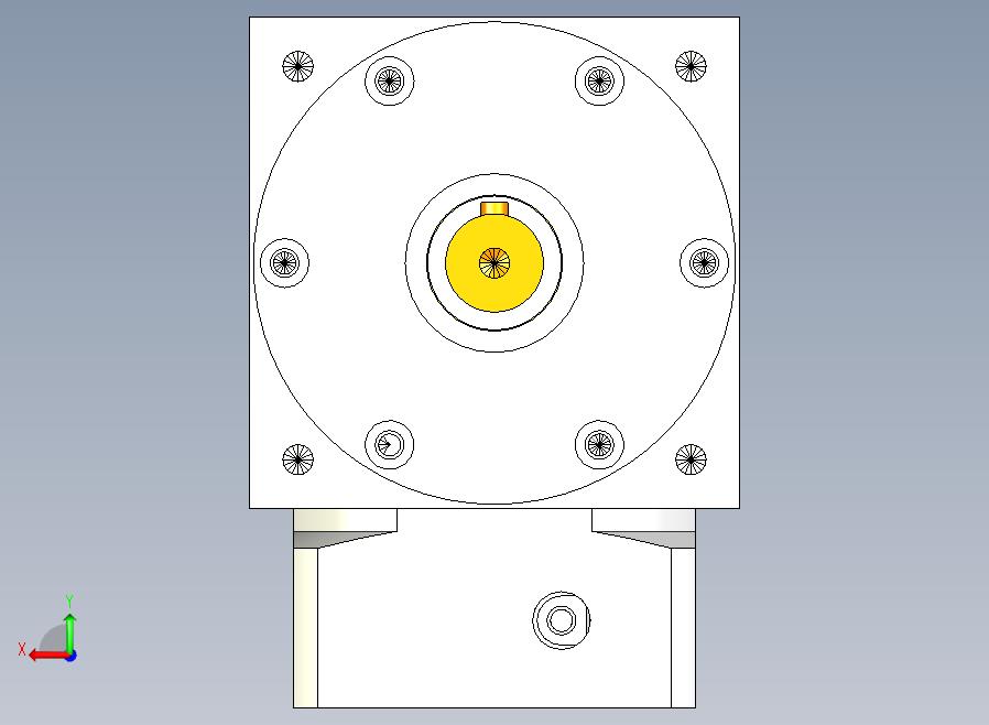 PW110单轴-1 19-70-90-M6换向器PW110单轴输出-1 19-70-90-M6