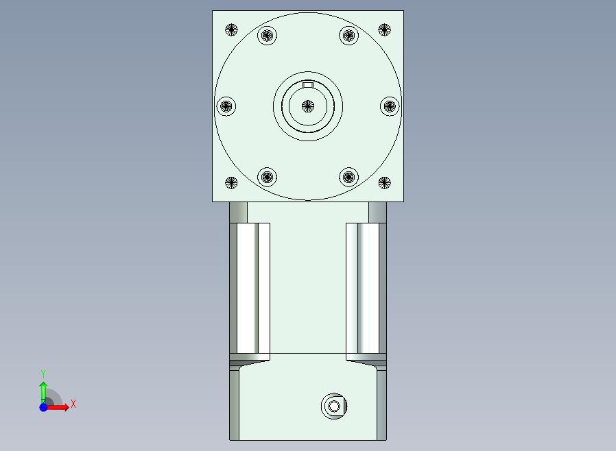 PW110双轴 PLX90-L2 19-70-90-M6 PW110转向器 双轴输出 带90 直齿 行星减速机