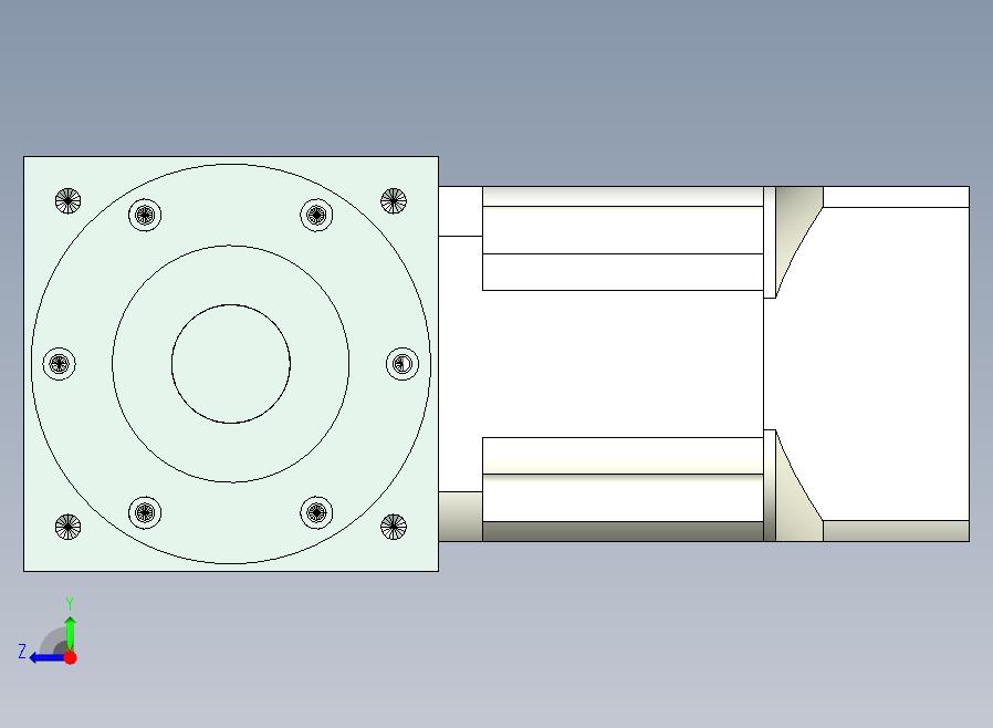 PW140单轴 PLX120-L2 22-110-145-M8转向器PW140 单轴输出 带120直齿减速机