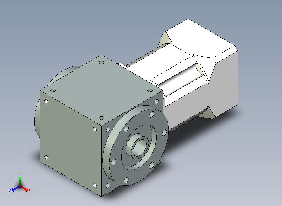 PW140双孔 PLX120-L2 24-95-115-M6转向器PW140 双孔输出 带120直齿减速机