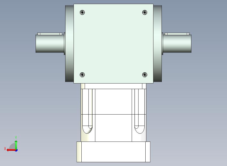 PW140双轴 PGH115-L1 24-110-145-M8 转向器PW140 双轴输出 带115斜齿减速机