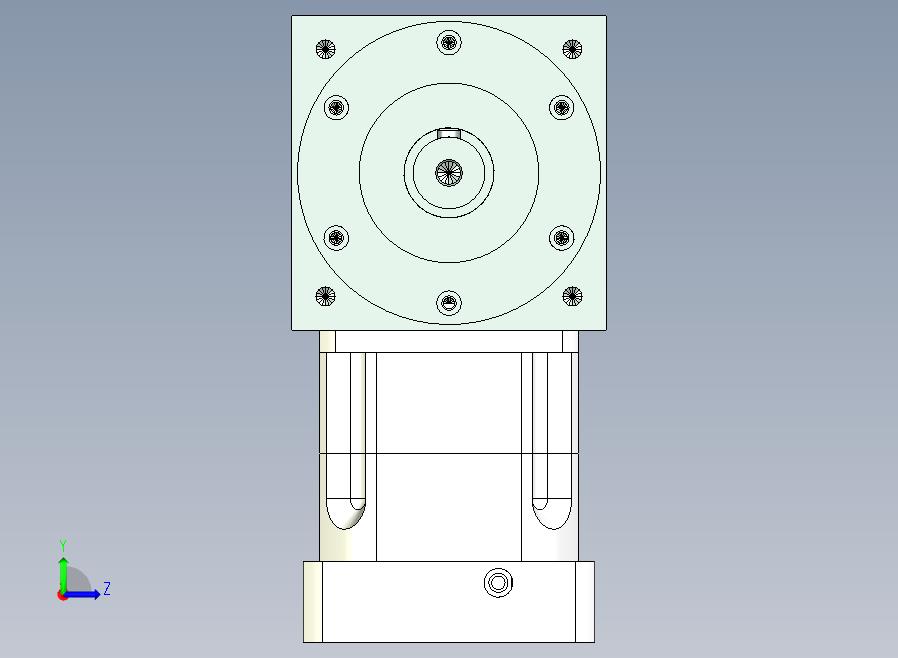 PW140双轴 PGH115-L1 24-110-145-M8 转向器PW140 双轴输出 带115斜齿减速机