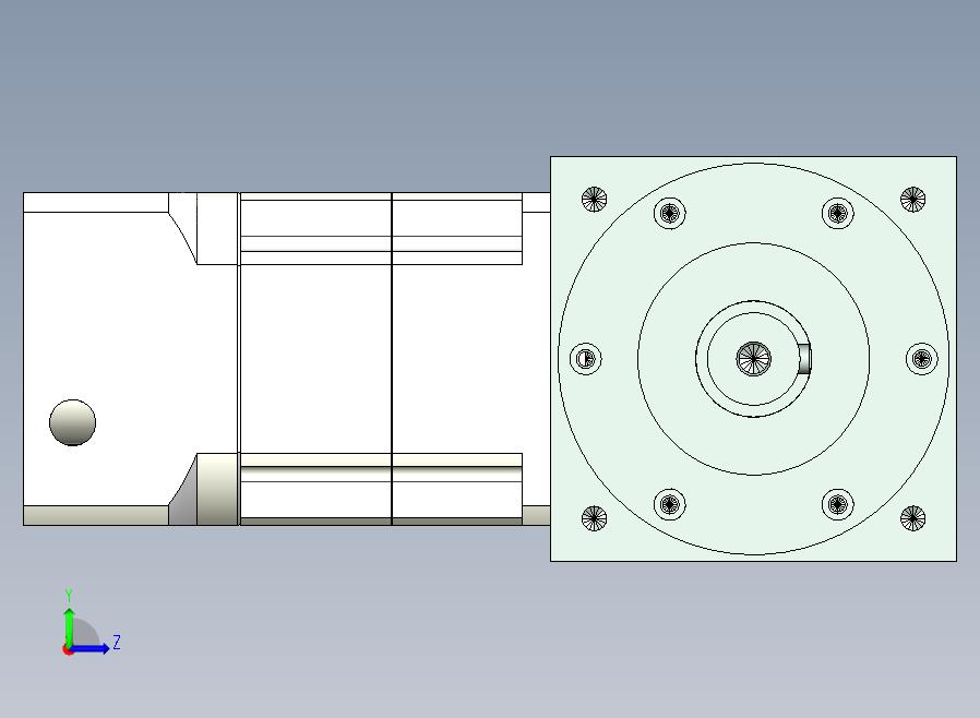 PW140双轴 PGH115-L2 24-95-115-M8 转向器PW140 双轴输出 带115斜齿减速机