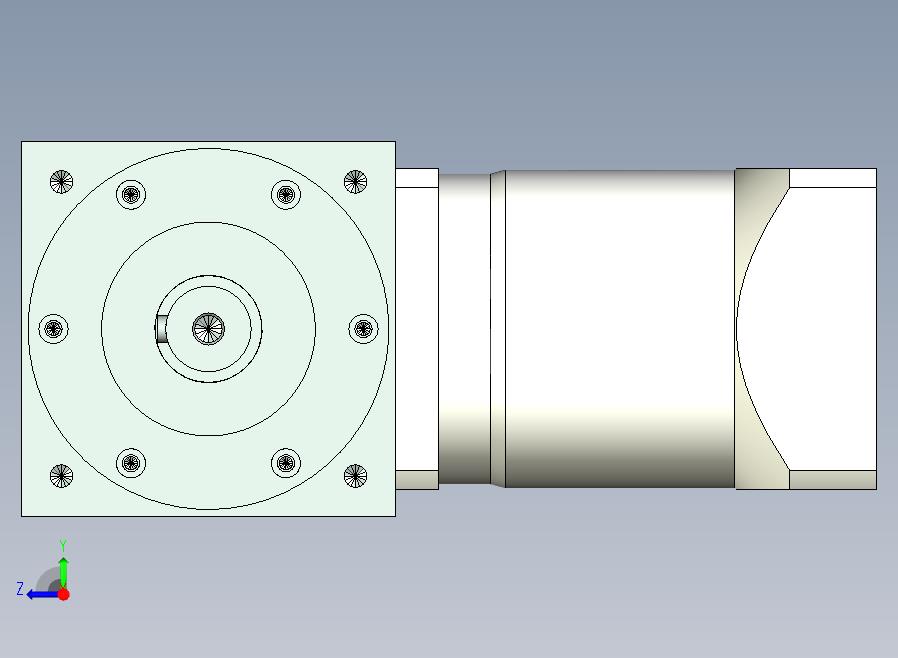 PW140双轴 PLF120-L2 22-110-145-M8转向器PW140 双轴输出 带120直齿减速机