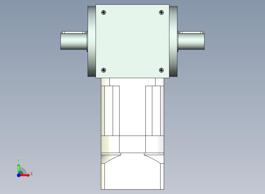 PW140双轴 PLX120-L3 22-110-145-M8转向器PW140 双轴输出 带120直齿减速机