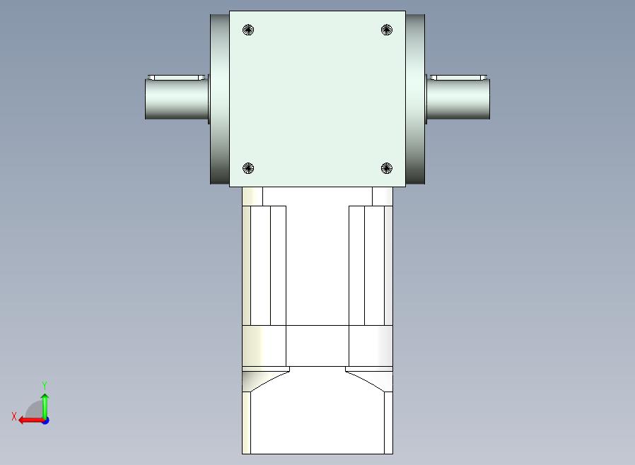 PW140双轴 PLX120-L3 22-110-145-M8转向器PW140 双轴输出 带120直齿减速机