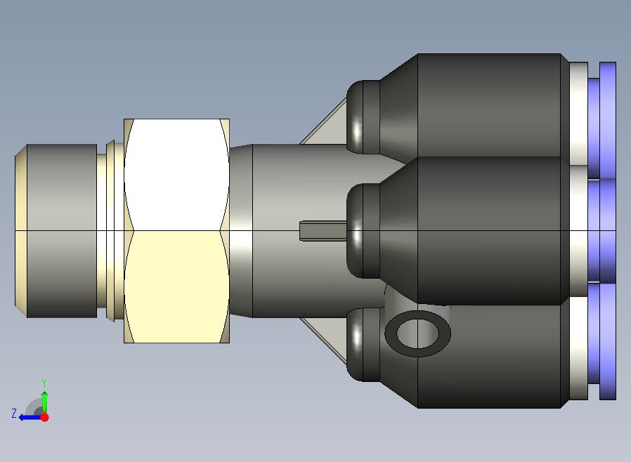 PXT-G Y型螺纹五通-G螺纹[PXT04-G02] (2)