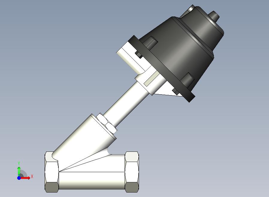 QJZLG铝合金执行器阀体加长型角座阀[QJZL-25]