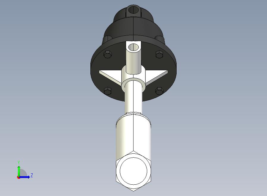 QJZLG铝合金执行器阀体加长型角座阀[QJZL-25]