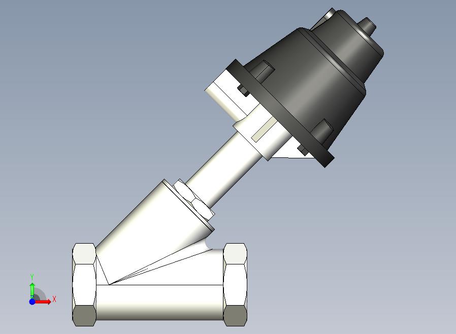 QJZLG铝合金执行器阀体加长型角座阀[QJZL-32]