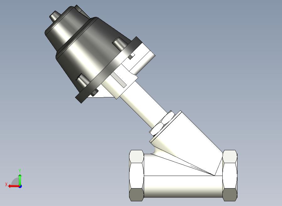 QJZLG铝合金执行器阀体加长型角座阀[QJZL-32]