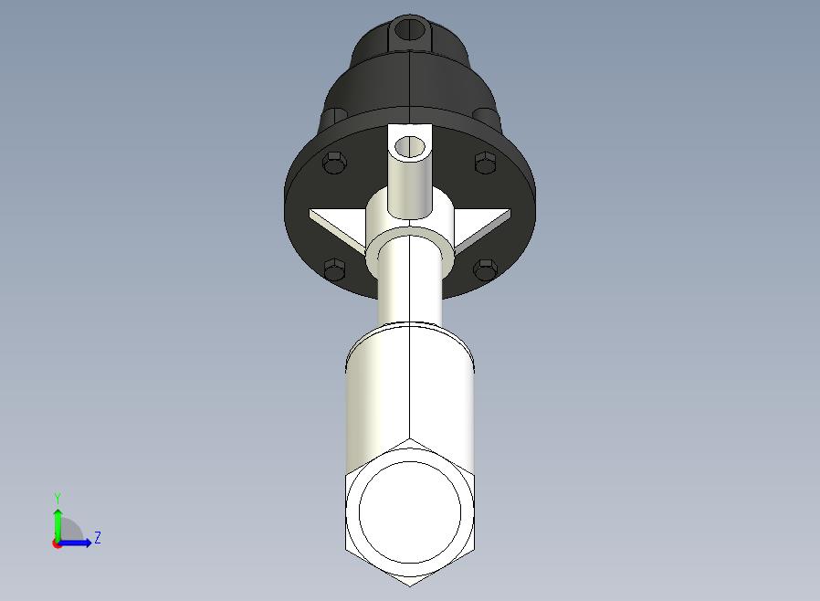 QJZLG铝合金执行器阀体加长型角座阀[QJZL-32]