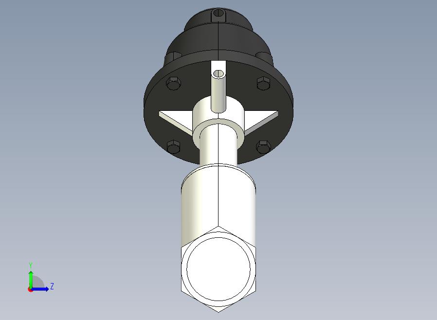 QJZLG铝合金执行器阀体加长型角座阀[QJZL-65]