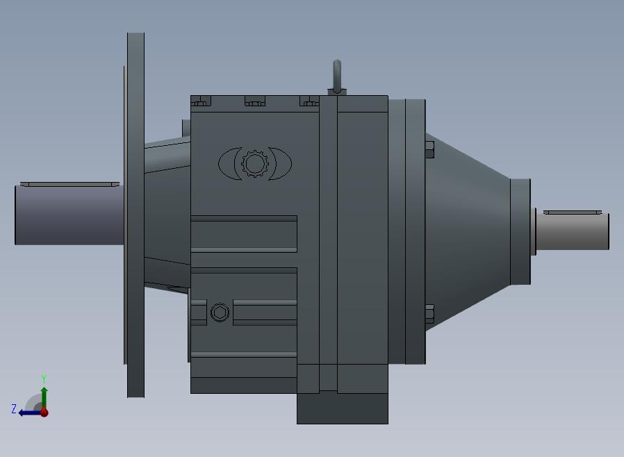 RFS137法兰轴伸式斜齿轮减速机[RFS137-7.59-M6-Φ550]