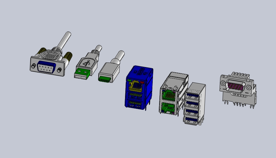 RJ232USB3.0VGARJ45接口