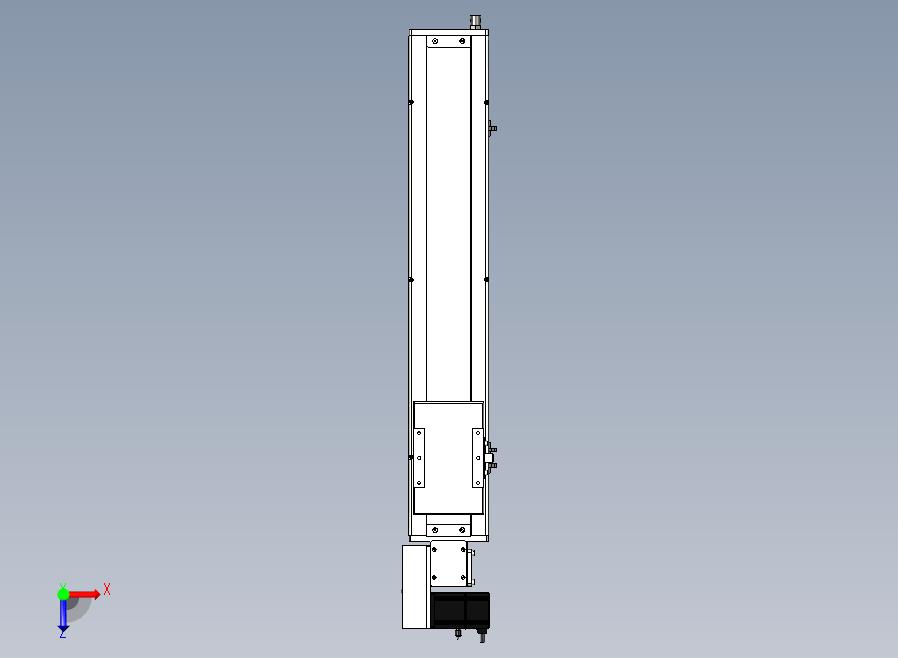 SCM14-550-L滚珠花健、支撑座、滚珠丝杠、交叉导轨、直线模组