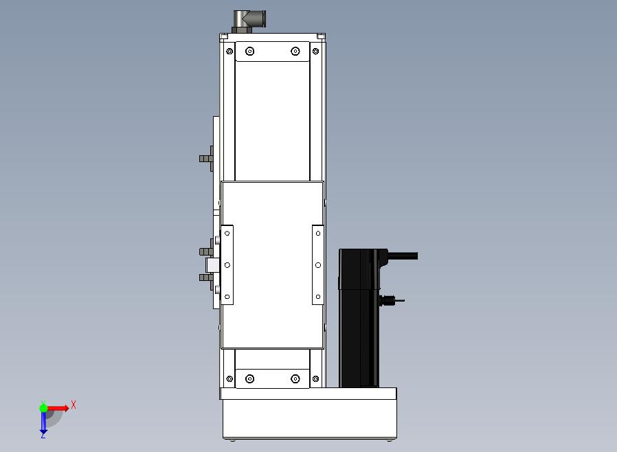 SCS12-100-BL-100W+煞車滚珠花健、支撑座、滚珠丝杠、交叉导轨、直线模组