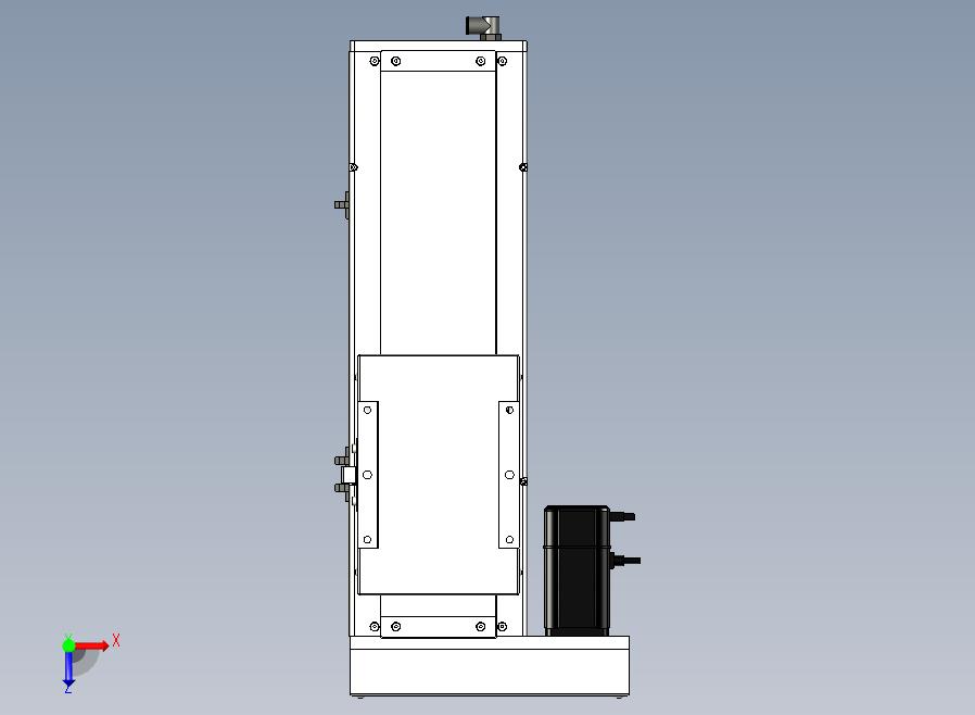 SCS17-250-BL-400W+煞車滚珠花健、支撑座、滚珠丝杠、交叉导轨、直线模组