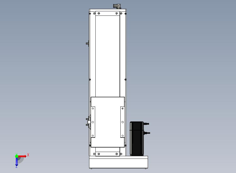 SCS17-350-BL-400W+煞車滚珠花健、支撑座、滚珠丝杠、交叉导轨、直线模组