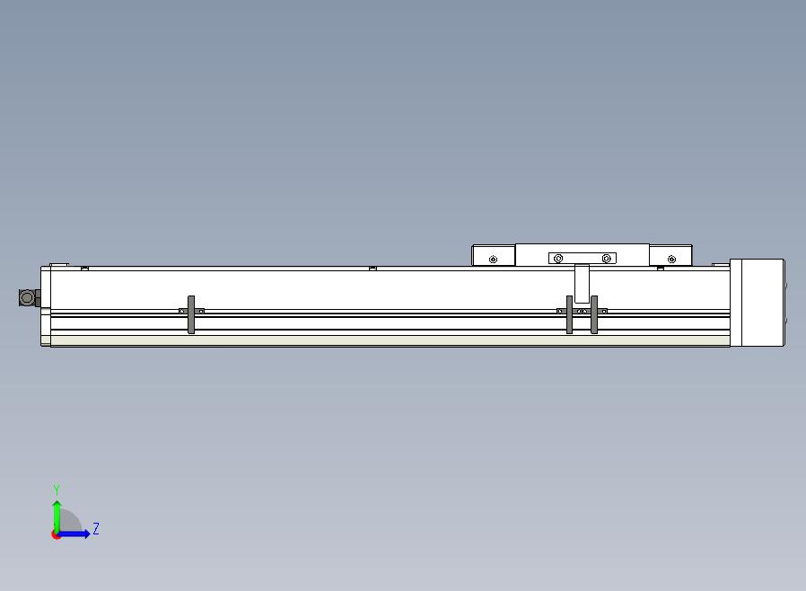 SCS17-400-BL-400W+煞車滚珠花健、支撑座、滚珠丝杠、交叉导轨、直线模组