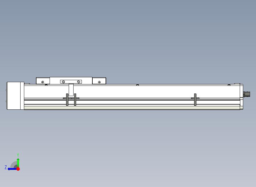 SCS17-400-BR-400W+煞車滚珠花健、支撑座、滚珠丝杠、交叉导轨、直线模组