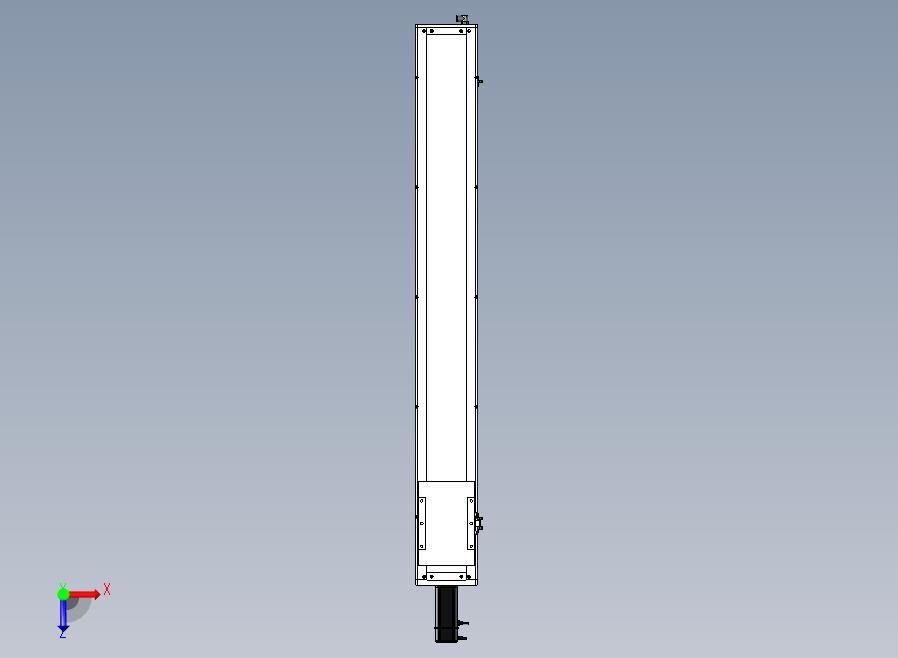 SCS17-1200-BC-400W+煞車滚珠花健、支撑座、滚珠丝杠、交叉导轨、直线模组