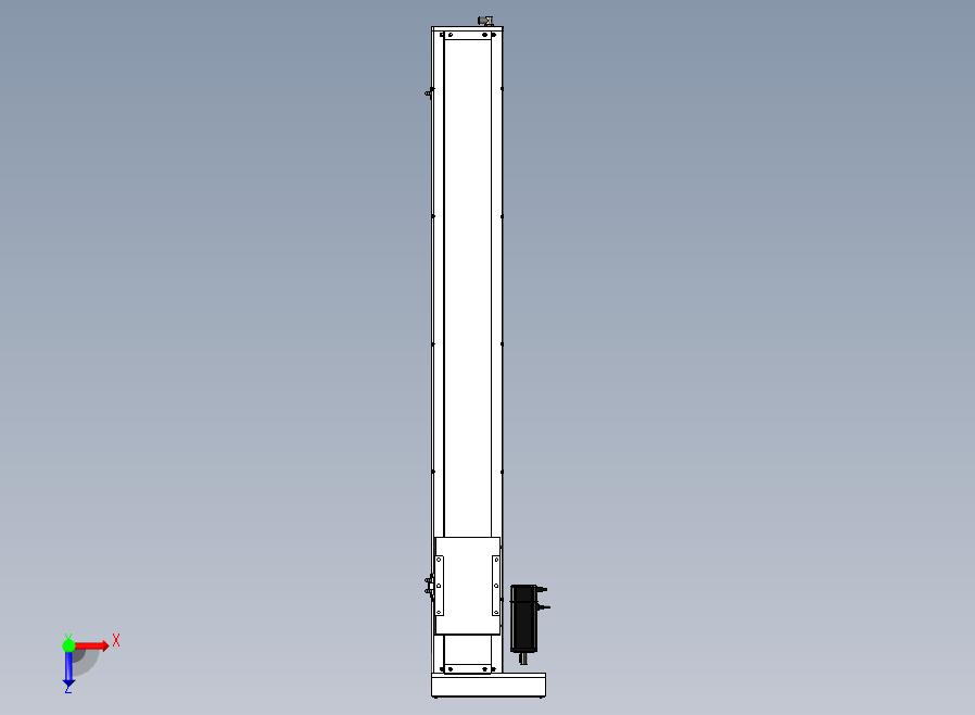 SCS17-1200-BL-400W+煞車滚珠花健、支撑座、滚珠丝杠、交叉导轨、直线模组