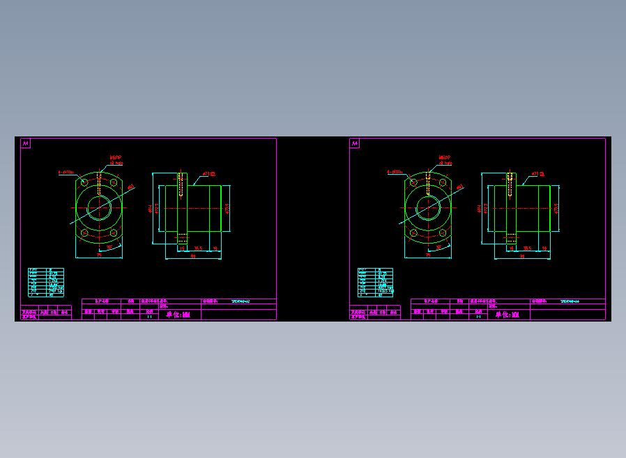 SFE4040滚珠花健、支撑座、滚珠丝杠、交叉导轨、直线模组.dwg