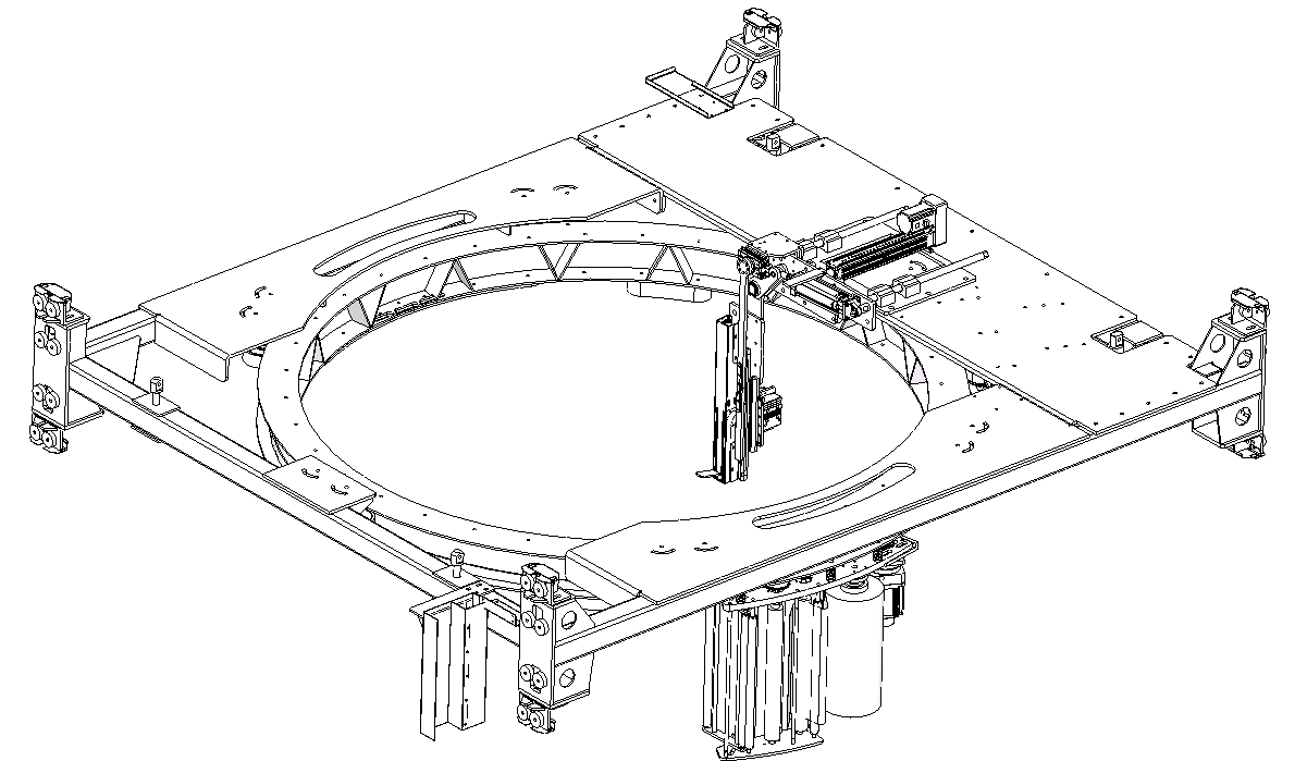 环形高速绕线机3D数模图纸 Solidworks设计