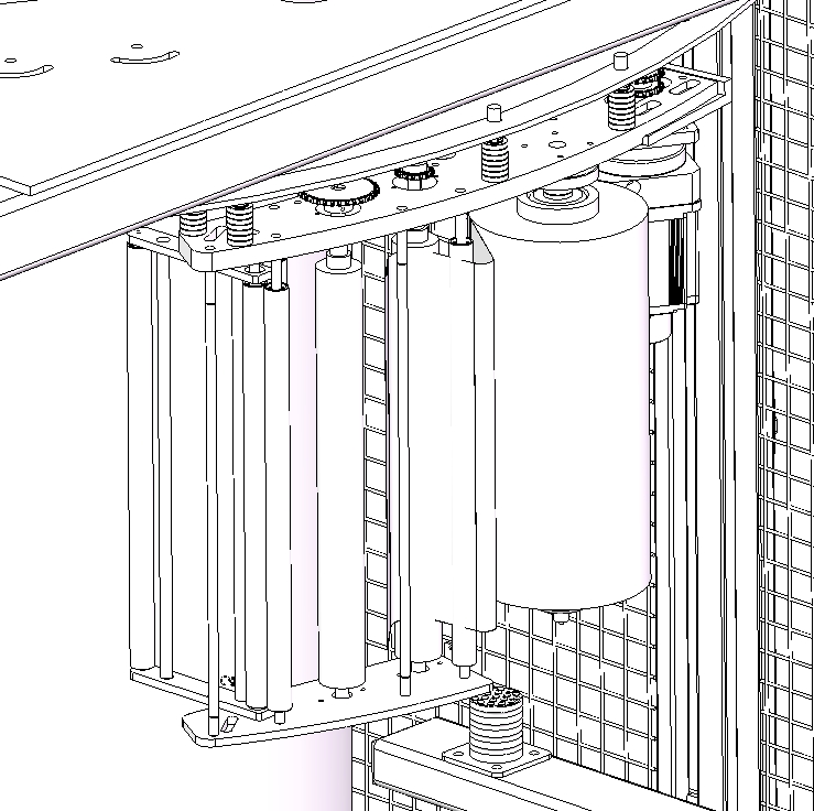 环形高速绕线机3D数模图纸 Solidworks设计