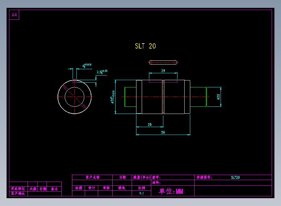 SLT 20滚珠花健、支撑座、滚珠丝杠、交叉导轨、直线模组.dwg