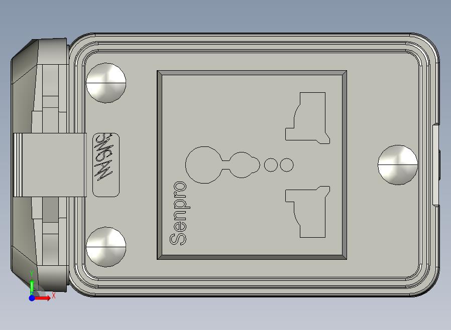 SMSM-MP-010迷你型通信面板、20A电源插座(美标3孔)