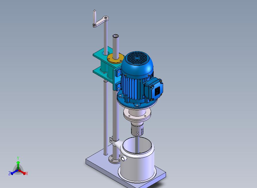 SolidWorks1L搅拌器