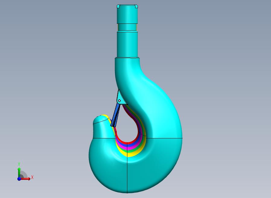 solidworks钓钩