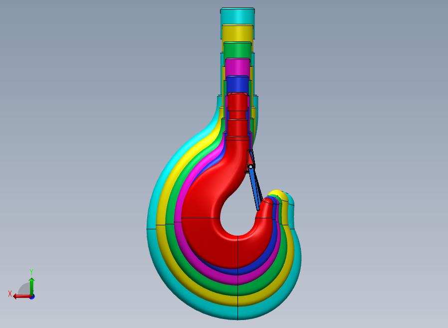 solidworks钓钩