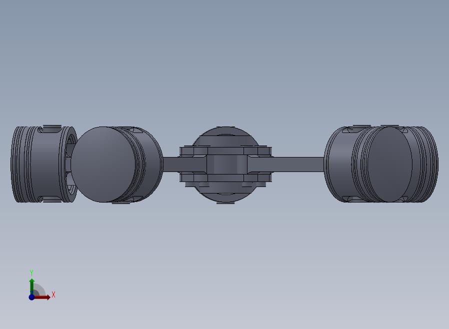 solidworks径向引擎组件