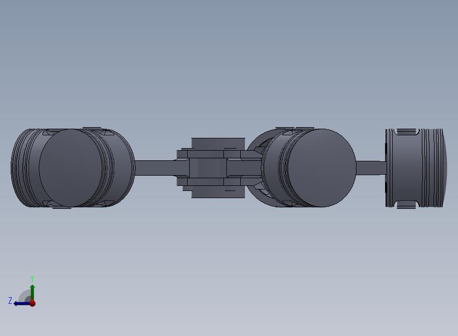 solidworks径向引擎组件