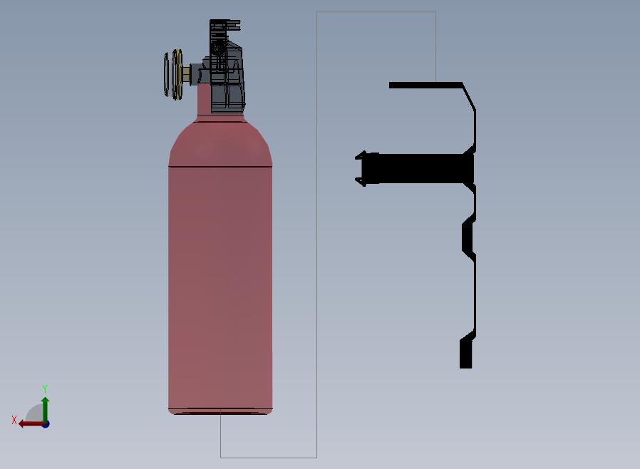 solidworks灭火器设计