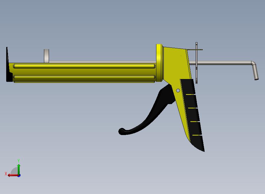 solidworks气动压胶枪