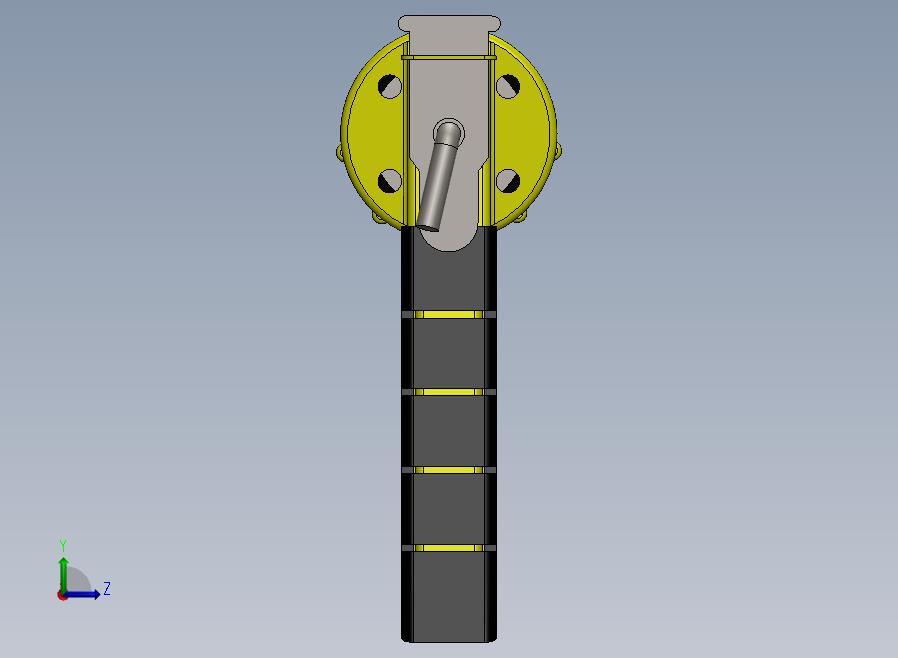 solidworks气动压胶枪