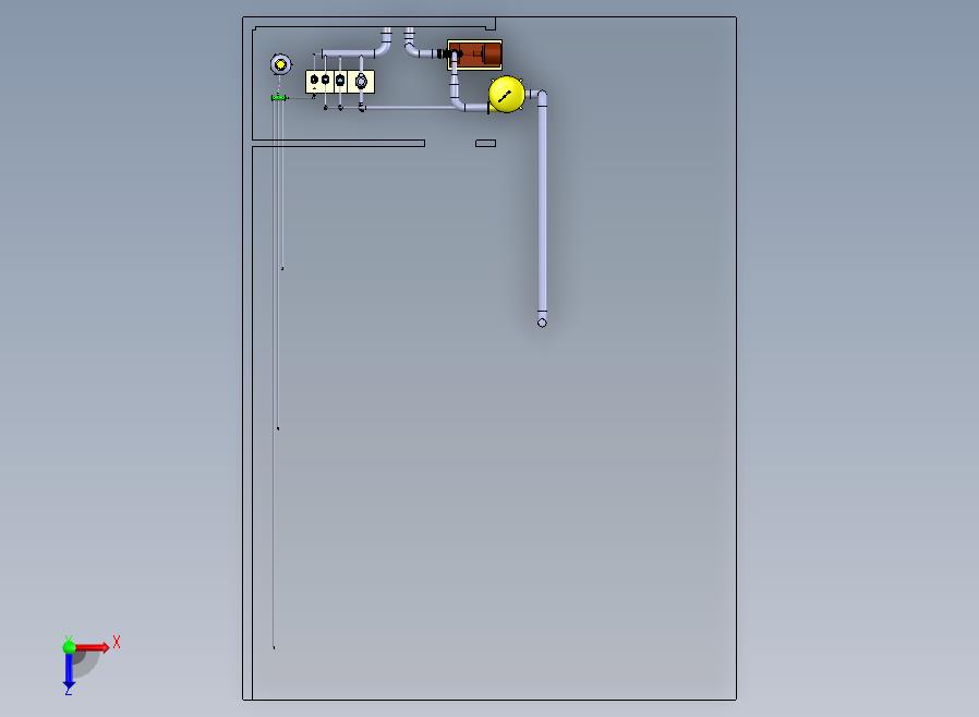 solidworks水表校验装置的泵系统