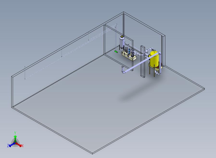 solidworks水表校验装置的泵系统