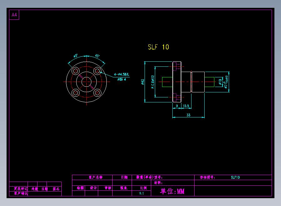 SYS SLF 10滚珠花健、支撑座、滚珠丝杠、交叉导轨、直线模组.dwg