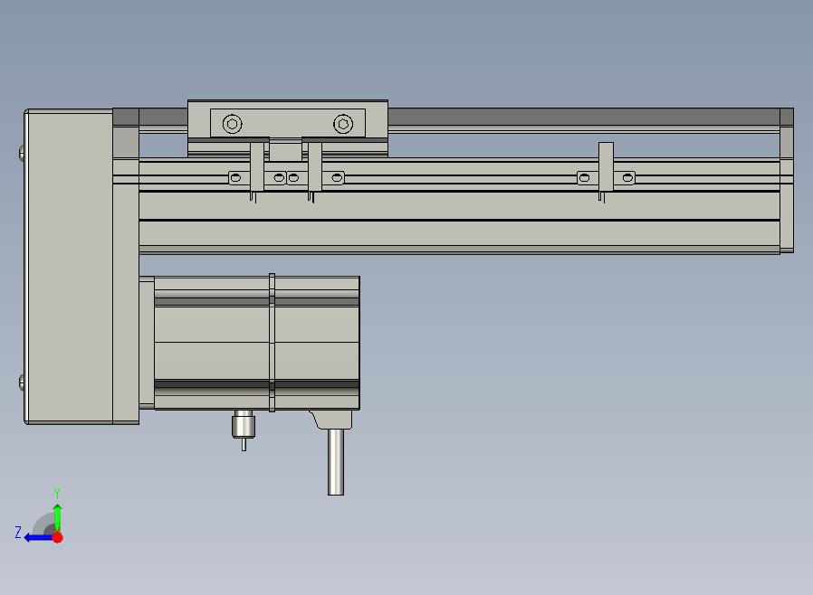 SYS12-100-BM-200W滚珠花健、支撑座、滚珠丝杠、交叉导轨、直线模组.STEP