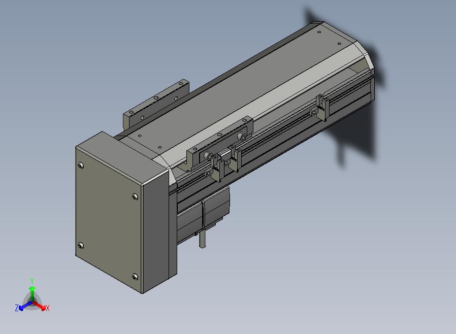 SYS12-100-BM-200W滚珠花健、支撑座、滚珠丝杠、交叉导轨、直线模组.STEP