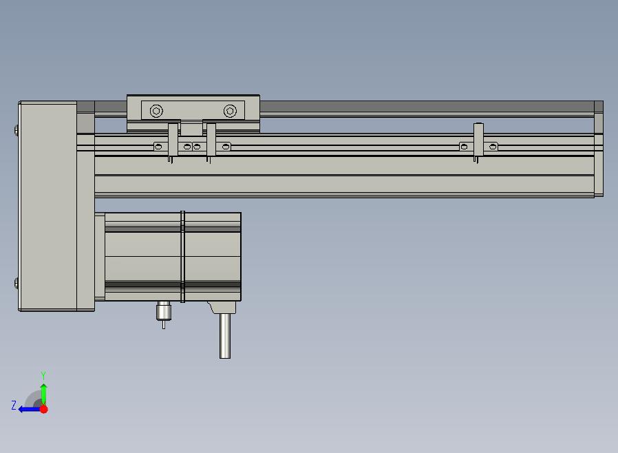 SYS12-150-BM-200W滚珠花健、支撑座、滚珠丝杠、交叉导轨、直线模组.STEP