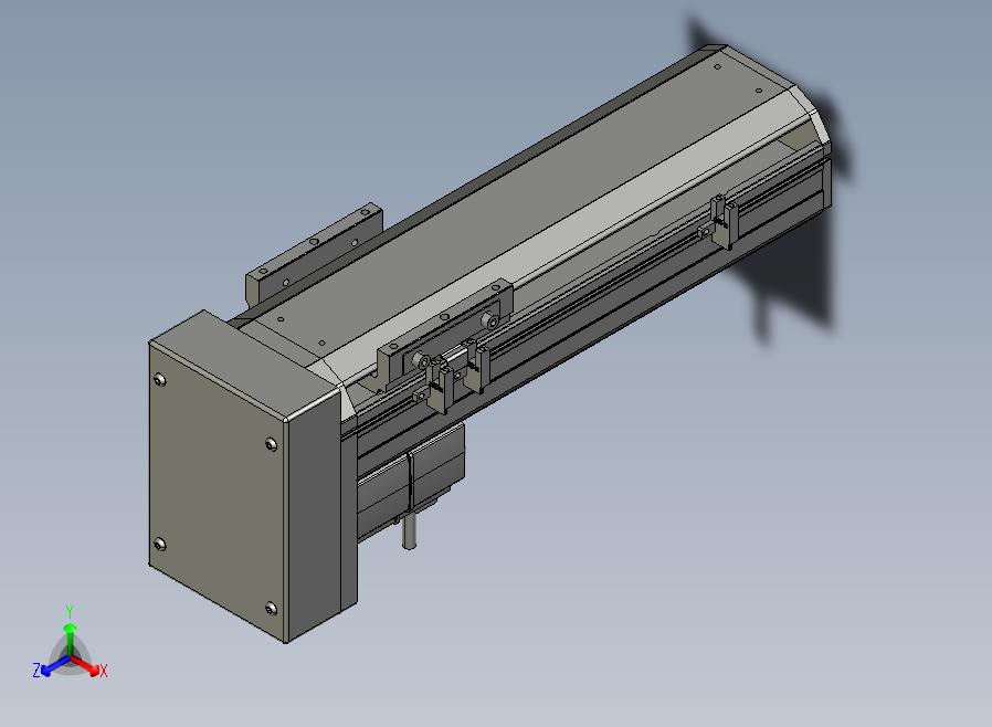 SYS12-150-BM-200W滚珠花健、支撑座、滚珠丝杠、交叉导轨、直线模组.STEP