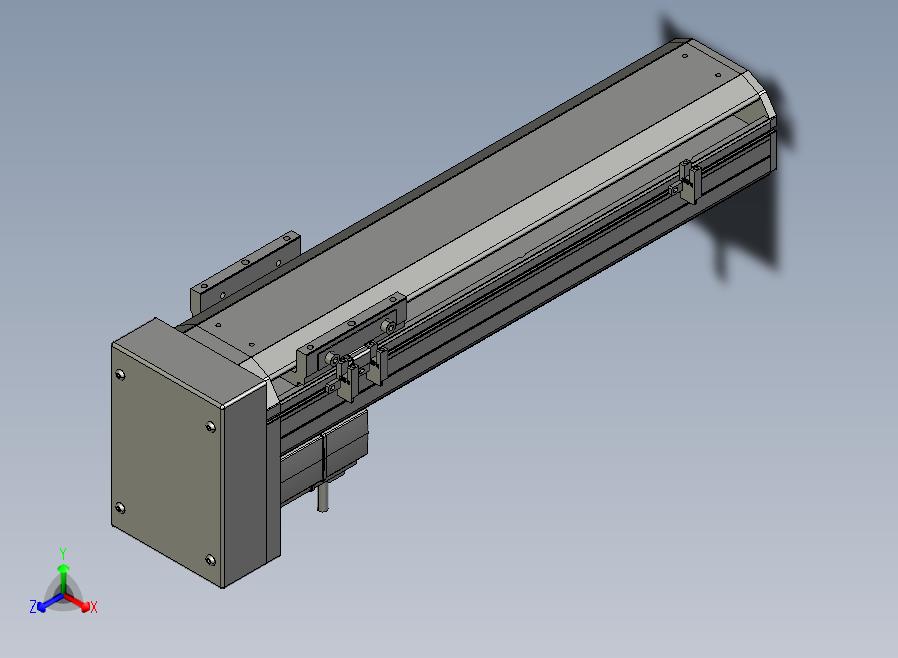 SYS12-250-BM-200W滚珠花健、支撑座、滚珠丝杠、交叉导轨、直线模组.STEP