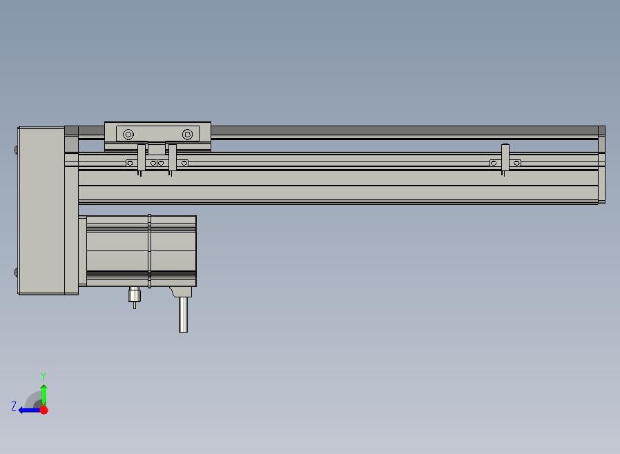 SYS12-250-BM-200W滚珠花健、支撑座、滚珠丝杠、交叉导轨、直线模组.STEP